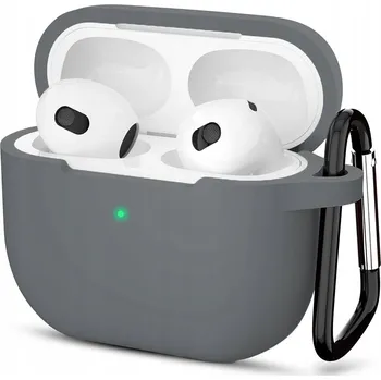 Pouzdro na mobilní telefon Ultra tenké Pouzdro pro Apple AirPods 3 - Šedé