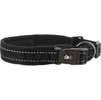 Obojek pro psa Hurtta & Co HURTTA CASUAL obojek černý Velikost a barva: 45-55 cm