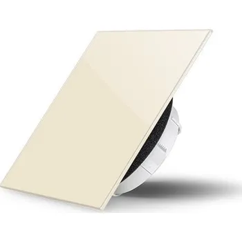 Ventil Air Design Glass Skleněný ventil Air Design čtvercový 1013 WHITE PEARL - SKLO LESK 1013 White Pearl 100 mm