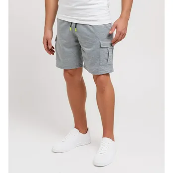 Recea Pánské teplákové kraťasy Kabook šedá melanžová XL