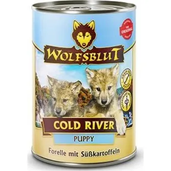 Krmivo pro psa Wolfsblut Dog Puppy Cold River konz. 395g