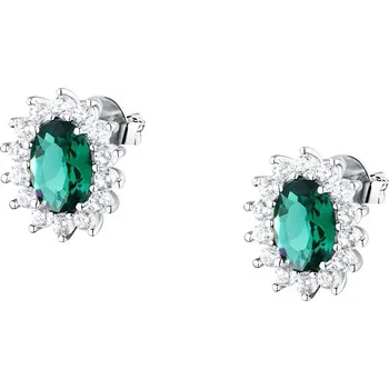 Náušnice Luxusní stříbrné pecky s kubickými zirkony Tesori SAIW286 Morellato