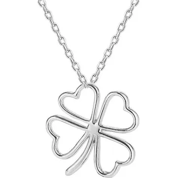 Náhrdelník Stříbrný náhrdelník se čtyřlístkem AGS780/47 (řetízek, přívěsek) Beneto