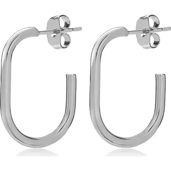 Náušnice Nadčasové ocelové oválné náušnice Troli