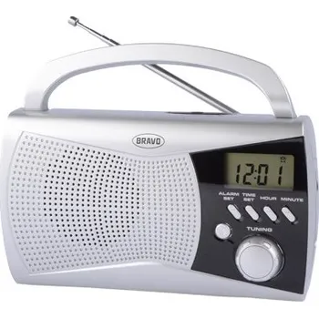 Radiopřijímač Bravo Přenosné rádio B-6010 Barva: černá