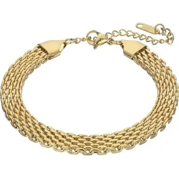 Náramek Módní pozlacený náramek Camille Gold Bracelet MCB23054G Marc Malone
