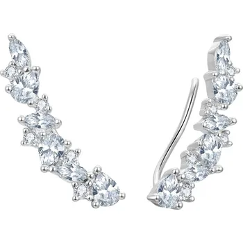 Náušnice Okouzlující podélné náušnice s čirými zirkony AGUP3299W Beneto