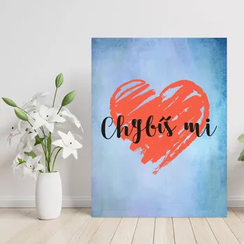 Plechová cedule Sablio Dárková cedulka Chybíš mi 2: 30x40 cm