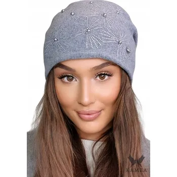 Čepice Kamea zimní čepice beanie šedá, univerzální velikost (54-60)