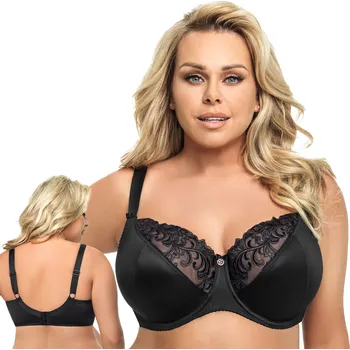 Podprsenka Gorsenia podprsenka s měkkými košíčky černá velikost 75F