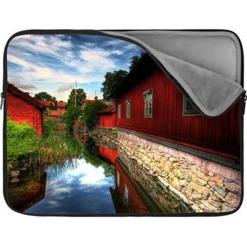 pouzdro na notebook Sablio Obal na notebook Červený dům - 17"