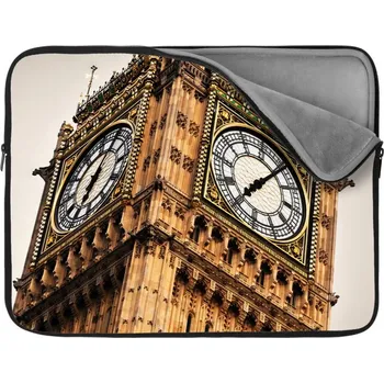 pouzdro na notebook Sablio Obal na notebook Clock tower - 13"