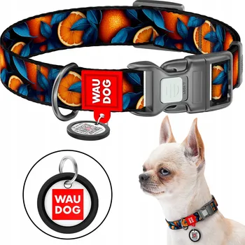 Obojek pro psa Materiálový obojek pro psa Waudog vel. S