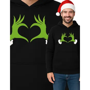 Pánská mikina Pánská mikina JHK s kapucí , dárek Santa Claus, velikost M