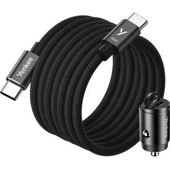 Notebook Yenkee Autonabíječka 30W YAC CAR 01 MINI + magnetický kabel 60 W
