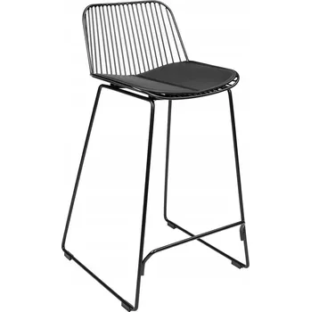 Barová židle Barová Židle King Home , černá, 99,5 cm, umělá kůže