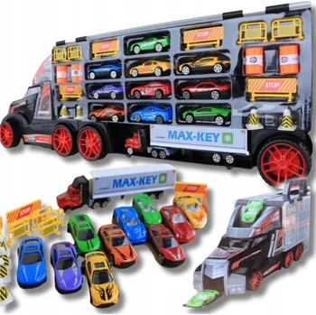 autíčko Nákladní auto TIR 62 cm autopřepravník autíčka raketomet hot