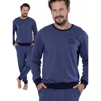 Pánské pyžamo M-Max pánské pyžamo Bazyli 1693/1 s dlouhým rukávem, velikost XXL