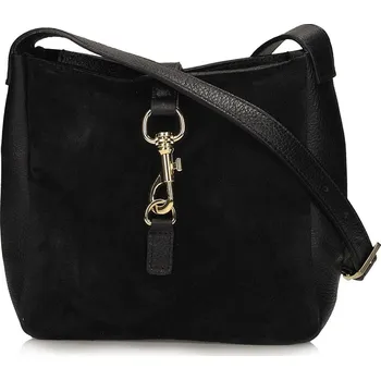 Kabelka Toscanio kabelka z pravé kůže černá