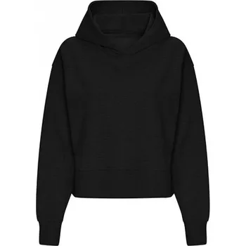 Dámská mikina Just Hoods Dámská mikina s kapucí – volný střih Barva: Černá, Velikost: M JH305