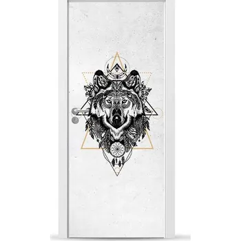 Fototapeta Fólie/Nálepka na VNĚJŠÍ dveře NÁBYTKOVÁ samolepicí SNADNÁ APLIKACE