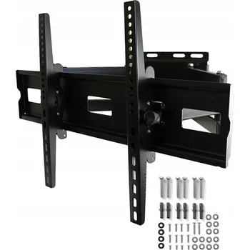 Televizní držák OTOČNÝ DRŽÁK NA TELEVIZI NA ZEĎ SOLIDNÍ SILNÝ VĚŠÁK VESA TV 90 kg