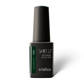 Lak na nehty Kinetics Gel lak Shield #665 Emerald 15 ml