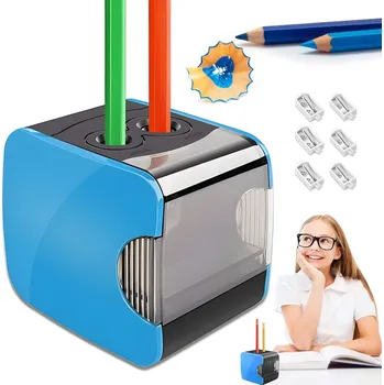 Ořezávátko ELEKTRICKÉ OŘEZÁVÁTKO NA TUŽKY DVOJITÉ MODRÉ