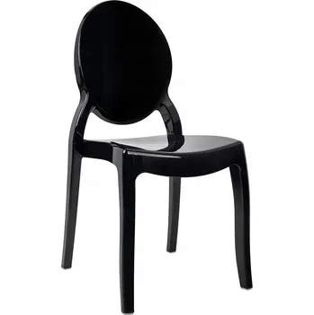 Židle ELIZABETH černá - polykarbonát