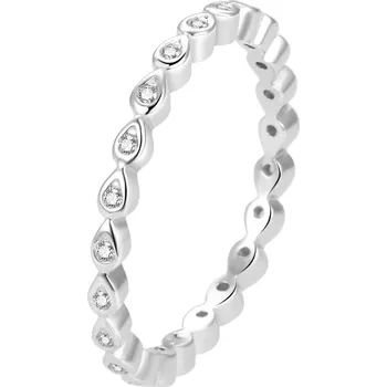 Prsten Třpytivý stříbrný prsten AGG371L Beneto / Obvod: 56 mm - 56 mm