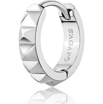 Náušnice Single kruhová náušnice z oceli Proud SPD35 S Agapo