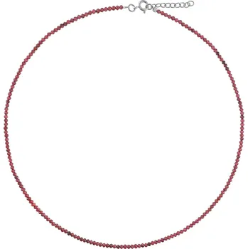 Náhrdelník Korálkový náhrdelník z granátu AJKNA007 Again Jewelry