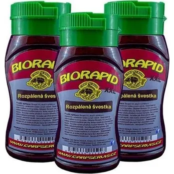 Návnadové aroma Carp servis Václavík BIORAPID ATRAKT XXL - 300 ML/ROZPÁLENÁ ŠVESTKA
