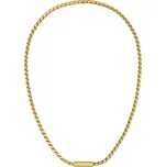 Stylový pozlacený náhrdelník pro muže Doran 1580694 Hugo Boss