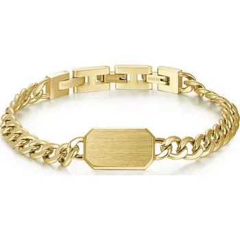 Náramek Módní pánský pozlacený náramek Ink BIK15 Brosway