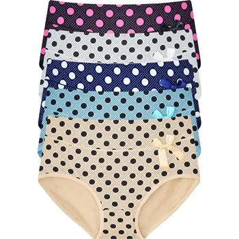 Kalhotky Alisa dámské kalhotky s mašličkou 9051 - 5bal. XL vícebarevná