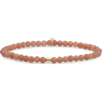 Náramek Korálkový náramek se slunečním kamenem SBG-GEM58-ADD-4MM Sparkling