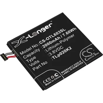 Baterie pro mobilní telefon Baterie Cameron Sino CS-OTL603SL pro Alcatel OT-6039H - neoriginální