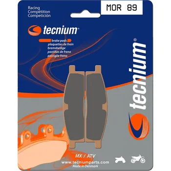 Nářadí na motocykly TECNIUM Racing MX/ATV Brzdové destičky ze slinutého kovu - MOR89 MOR89