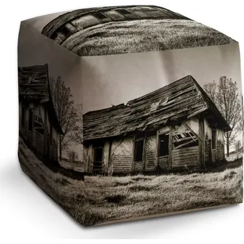 Taburet Sablio Taburet Cube Starý dům: 40x40x40 cm