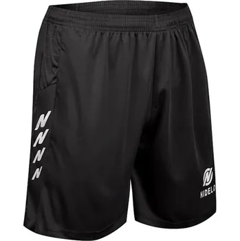 Pánské kraťasy Sportovní kraťasy NIDELO PLAYER SHORTS BREST S Černá, Bílá