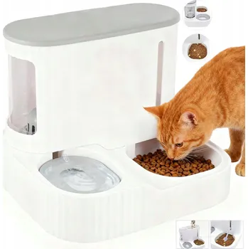 Miska pro psa AUTOMATYCZNY VÝDEJNÍK VODY KRMIVO PRO KOČKY A PSY, DÁVKOVAČ DÁVKOVAČ