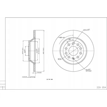 Brzdový kotouč Brzdový kotouč Hart 229 054