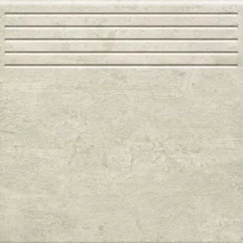 Dlažba Tubadzin Gris szary schodovka 33,3x33,3 (6002142)