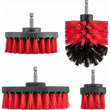 Elektrické nířadí Víceúčelové čisticí kartáče na vrtačku se šroubovákem 4ks