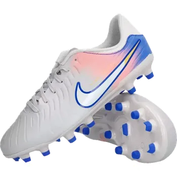 Kopačky Dětské kopačky lisovky Nike Tiempo Legend 10 Academy FG/MG šedé