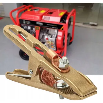 Klešťová svorka 500A typ A | Svařovací zemnící úchyt, mosaz