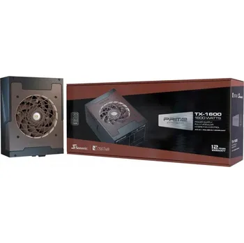Počítačový zdroj Napájecí zdroj Seasonic PRIME TX-1600 Noctua Edition 1600 W 80 PLUS Titanium