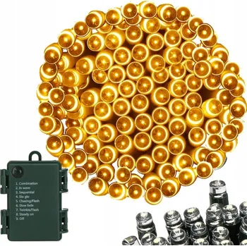 Vánoce Vánoční osvětlení na stromeček SK-Led venkovní 10 m 51 - 100 světýlek