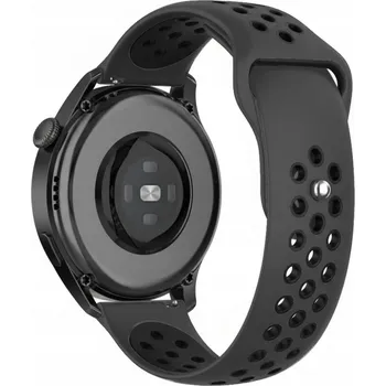 Řemínek na hodinky Řemínek Best Accessories pro Huawei 18mm šedý